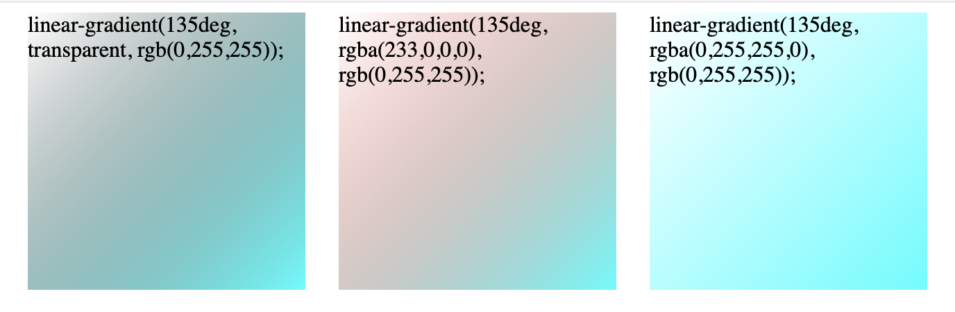 透明渐变在Safari中的效果